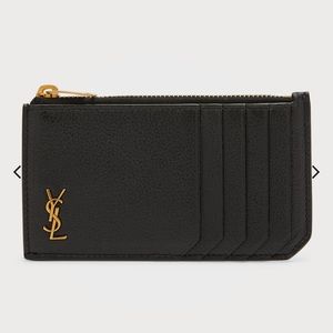 Saint Laurent
YSL Monogram Tiny Zip Card Case Wallet